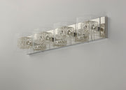 ET2 E22834-18SVPC Gem 4 Light Bath Vanity with SV Shade | Polished Chrome