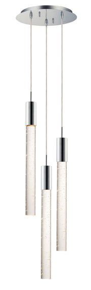 ET2 E22873-91PC Big Fizz 3 Light LED Pendant | Polished Chrome