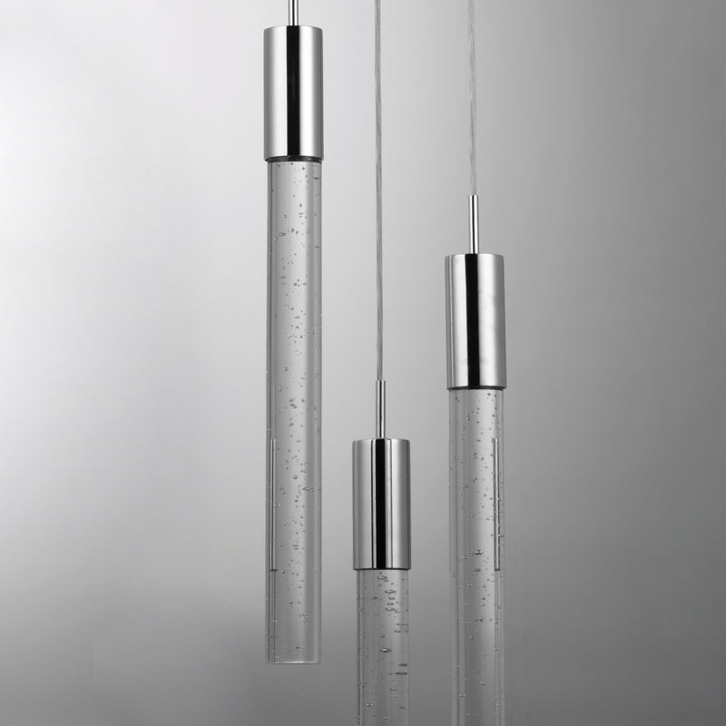 ET2 E22873-91PC Big Fizz 3 Light LED Pendant | Polished Chrome