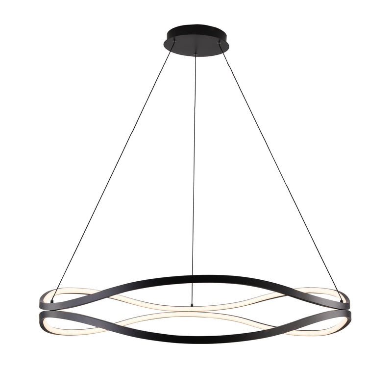 ET2 E22924-BK Curvo 40" Double Ring | Black