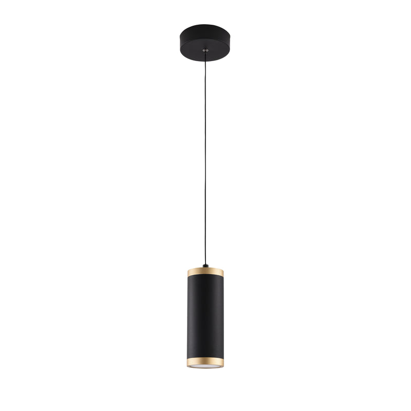 ET2 E22941-BKGLD Cuff 1 Light Pendant | Black / Gold