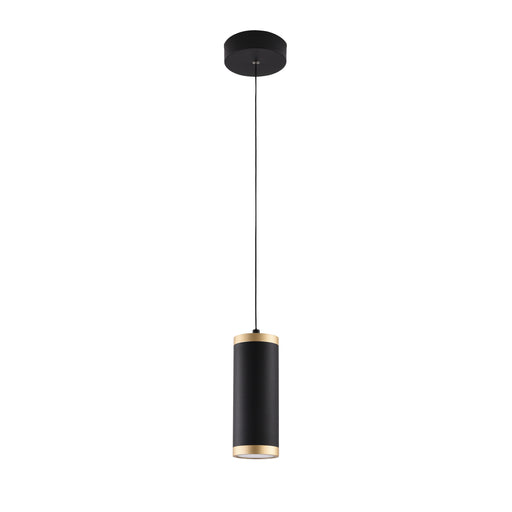 ET2 E22941-BKGLD Cuff 1 Light Pendant | Black / Gold