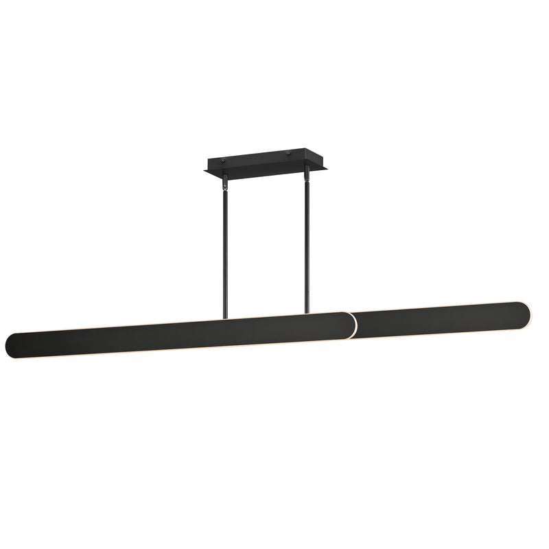 ET2 E22954-BK Belt Adjustable Linear Pendant | Black