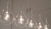 ET2 E23115-18 Larmes 5 Light Pendant | Polished Chrome