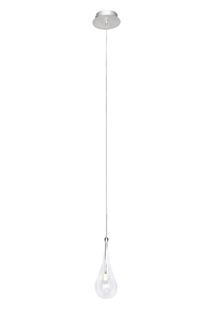 ET2 E23121-18PC Larmes 1 Light LED Pendant | Polished Chrome