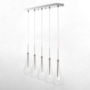ET2 E23125-18PC Larmes 5 Light LED Pendant | Polished Chrome