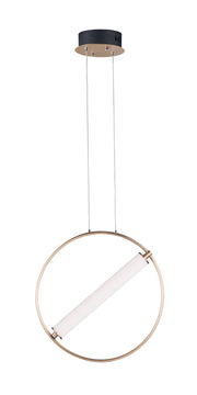 ET2 E23274-93BKSFTG Flare LED Pendant | Black / Soft Gold