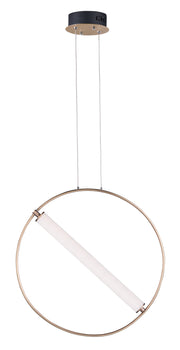 ET2 E23275-93BKSFTG Flare LED Pendant | Black / Soft Gold