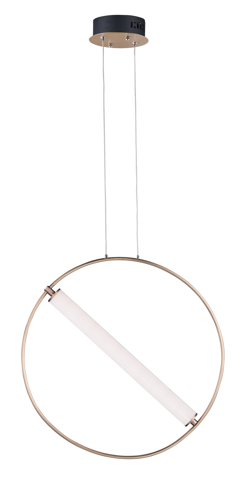 ET2 E23275-93BKSFTG Flare LED Pendant | Black / Soft Gold