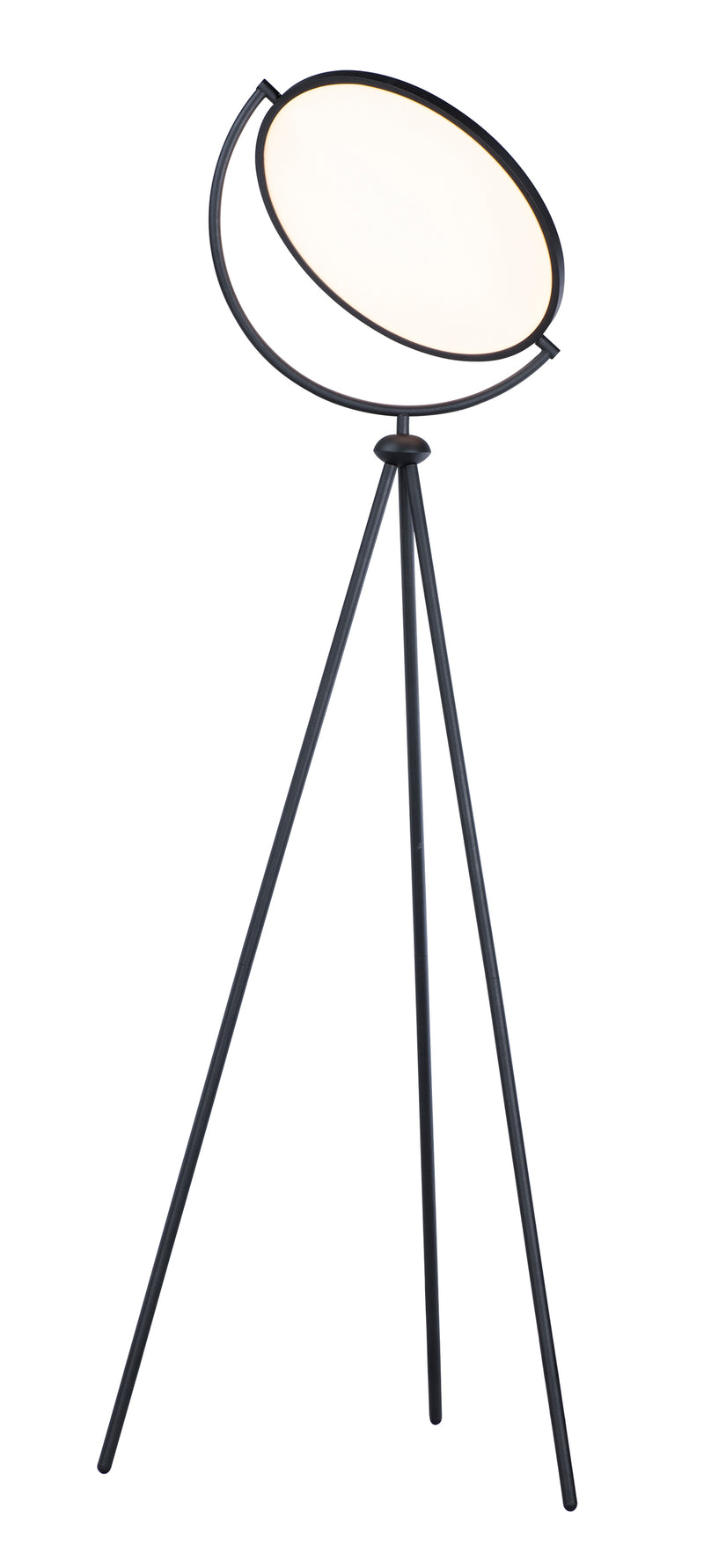 ET2 E23299-BK Paddle LED Floor Lamp | Black