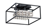 ET2 E23300-20BK Zephyr LED Flush Mount | Black