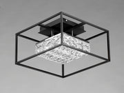 ET2 E23300-20BK Zephyr LED Flush Mount | Black