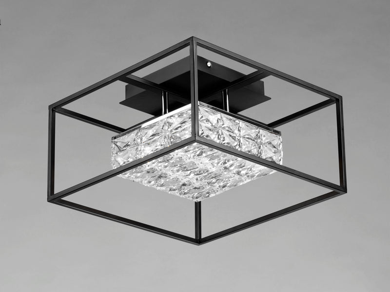 ET2 E23300-20BK Zephyr LED Flush Mount | Black