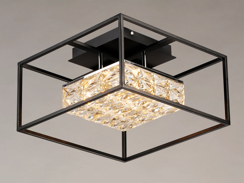 ET2 E23300-20BK Zephyr LED Flush Mount | Black