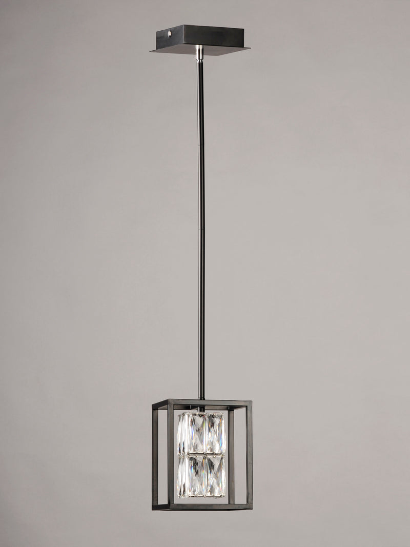 ET2 E23301-20BK Zephyr 1 Light LED Pendant | Black