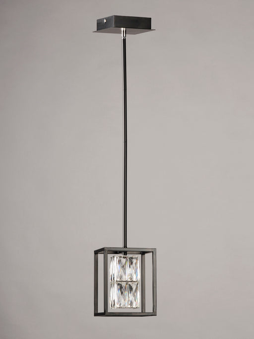 ET2 E23301-20BK Zephyr 1 Light LED Pendant | Black