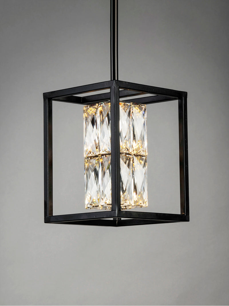 ET2 E23301-20BK Zephyr 1 Light LED Pendant | Black
