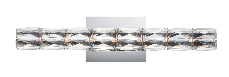 ET2 E23307-20PC Zephyr 24" LED Bath Vanity | Polished Chrome