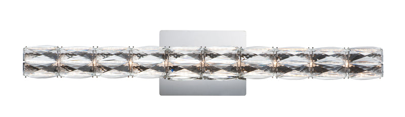 ET2 E23308-20PC Zephyr 30" LED Bath Vanity | Polished Chrome
