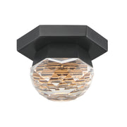 ET2 E23340-122BK Allumettes 1 Light LED Flush Mount | Black