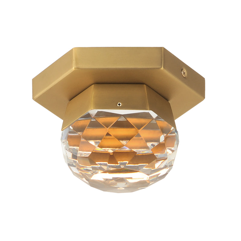 ET2 E23340-122GLD Allumettes 1 Light LED Flush Mount | Gold