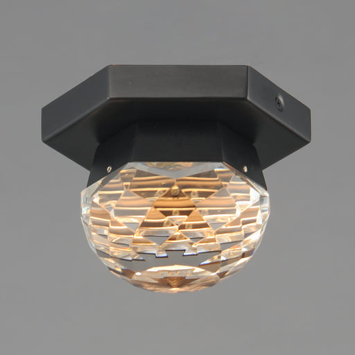 ET2 E23340-122BK Allumettes 1 Light LED Flush Mount | Black