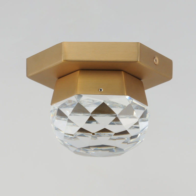 ET2 E23340-122GLD Allumettes 1 Light LED Flush Mount | Gold