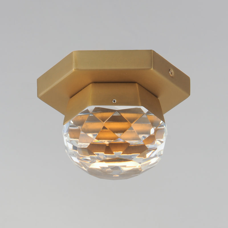ET2 E23340-122GLD Allumettes 1 Light LED Flush Mount | Gold