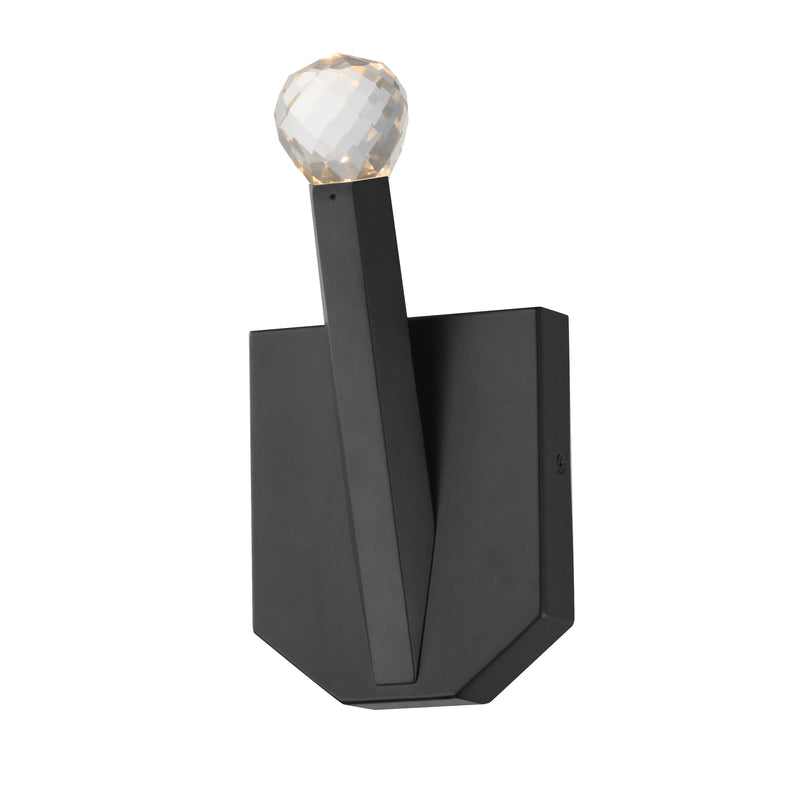 ET2 E23341-122BK Allumettes 1 Light LED Wall Sconce | Black