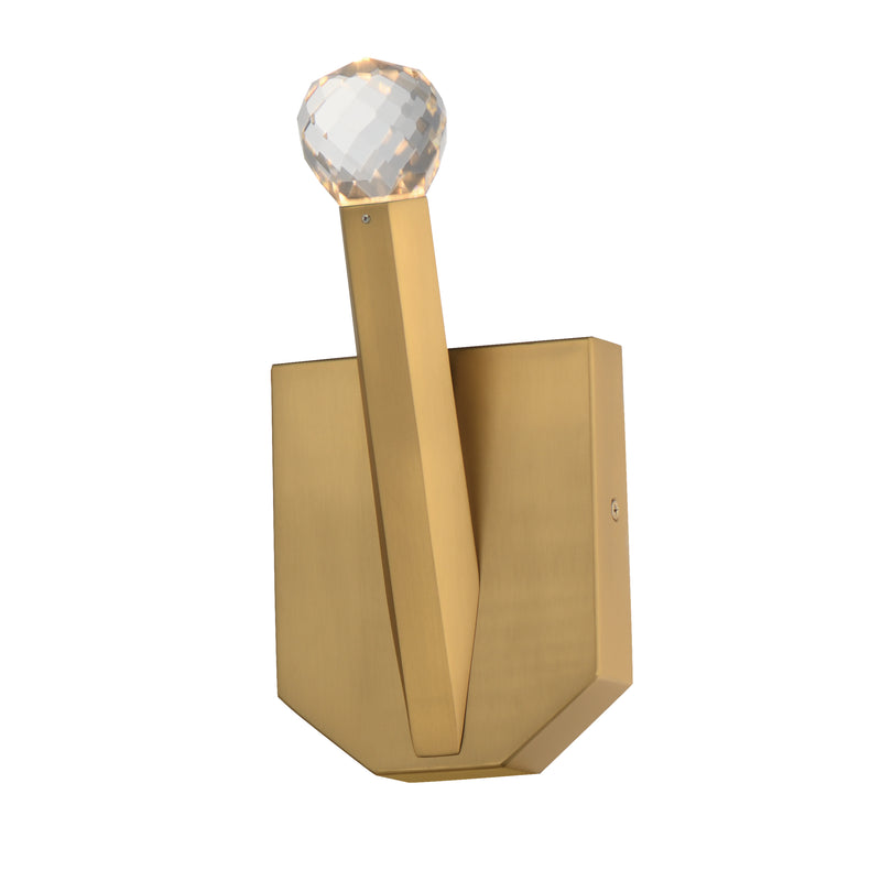ET2 E23341-122GLD Allumettes 1 Light LED Wall Sconce | Gold