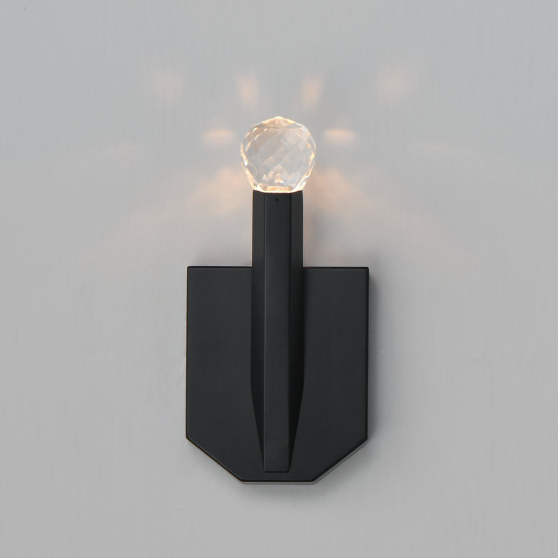 ET2 E23341-122BK Allumettes 1 Light LED Wall Sconce | Black