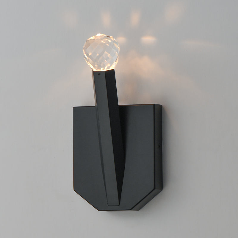 ET2 E23341-122BK Allumettes 1 Light LED Wall Sconce | Black