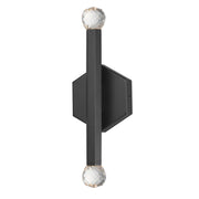 ET2 E23342-122BK Allumettes 2 Light LED Wall Sconce | Black