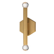 ET2 E23342-122GLD Allumettes 2 Light LED Wall Sconce | Gold