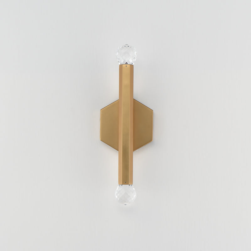 ET2 E23342-122GLD Allumettes 2 Light LED Wall Sconce | Gold