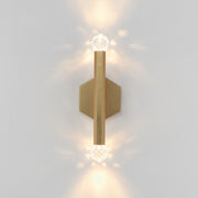 ET2 E23342-122GLD Allumettes 2 Light LED Wall Sconce | Gold