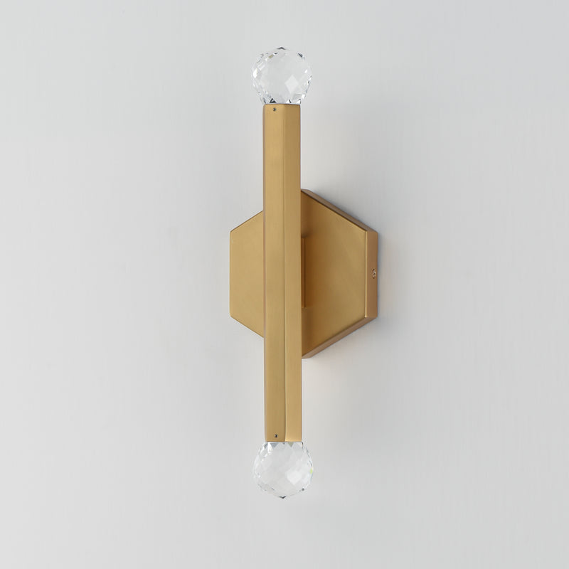 ET2 E23342-122GLD Allumettes 2 Light LED Wall Sconce | Gold