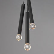 ET2 E23343-122BK Allumettes 3 Light LED Pendant | Black