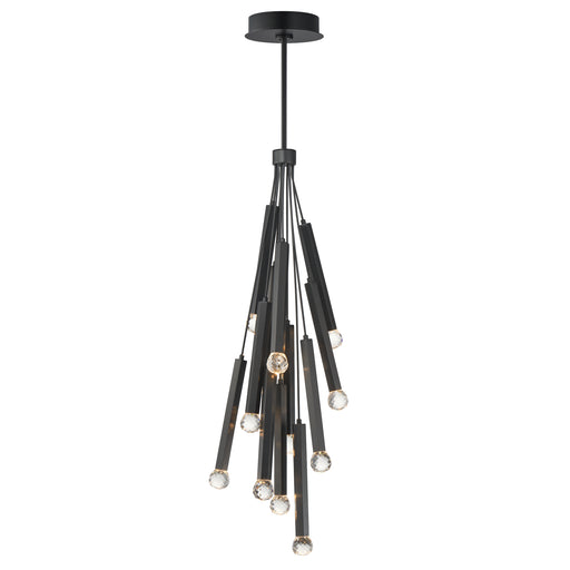 ET2 E23347-122BK Allumettes 12 Light LED Pendant | Black