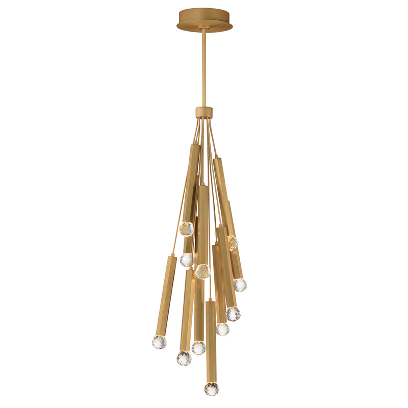 ET2 E23347-122GLD Allumettes 12 Light LED Pendant | Gold