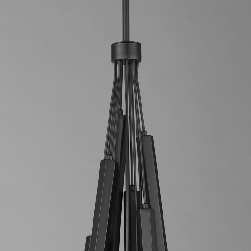 ET2 E23347-122BK Allumettes 12 Light LED Pendant | Black
