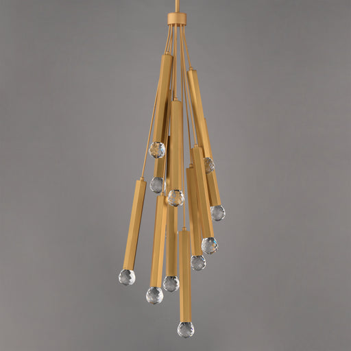 ET2 E23347-122GLD Allumettes 12 Light LED Pendant | Gold