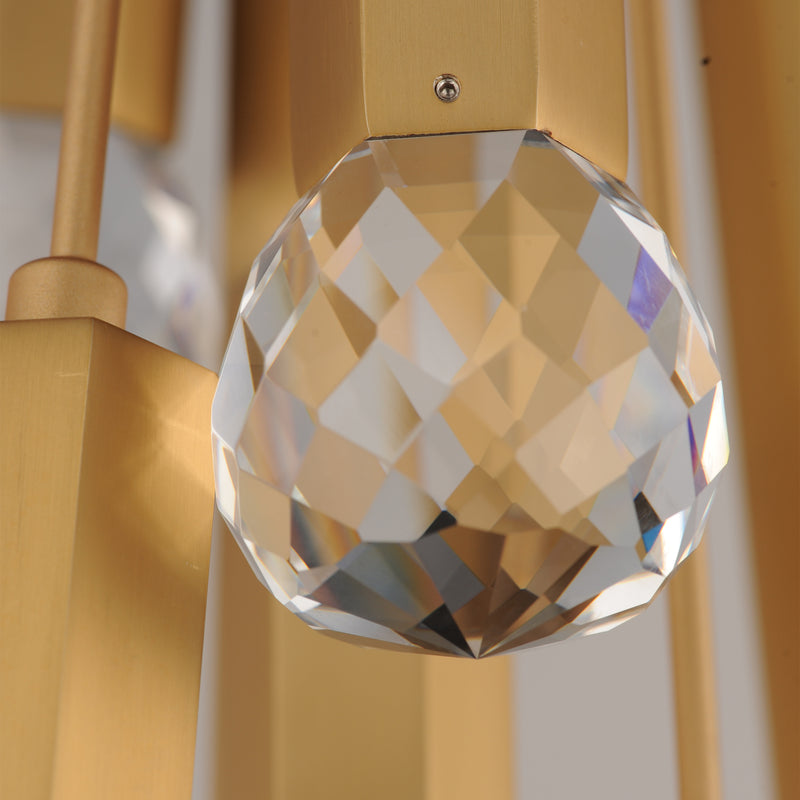 ET2 E23347-122GLD Allumettes 12 Light LED Pendant | Gold