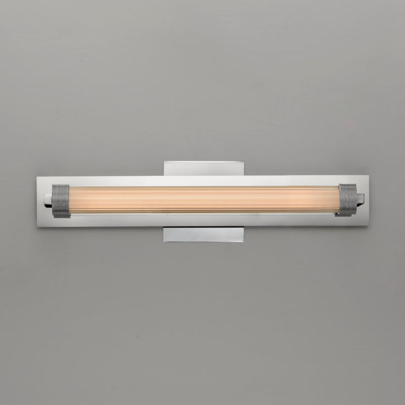 ET2 E23480-144PC Doric 18" LED Wall Sconce | Polished Chrome