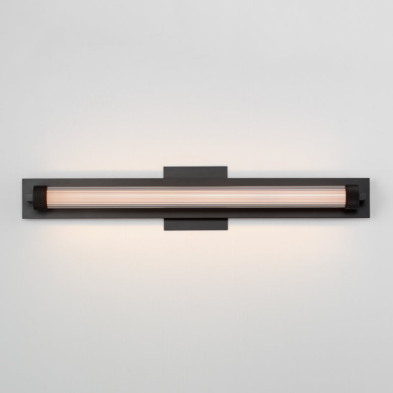 ET2 E23482-144BK Doric 24" LED Bath Sconce | Black