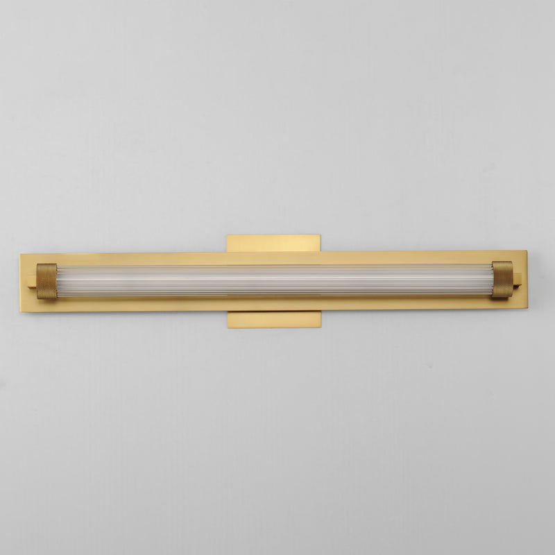 ET2 E23482-144NAB Doric 24" LED Bath Sconce | Natural Aged Brass
