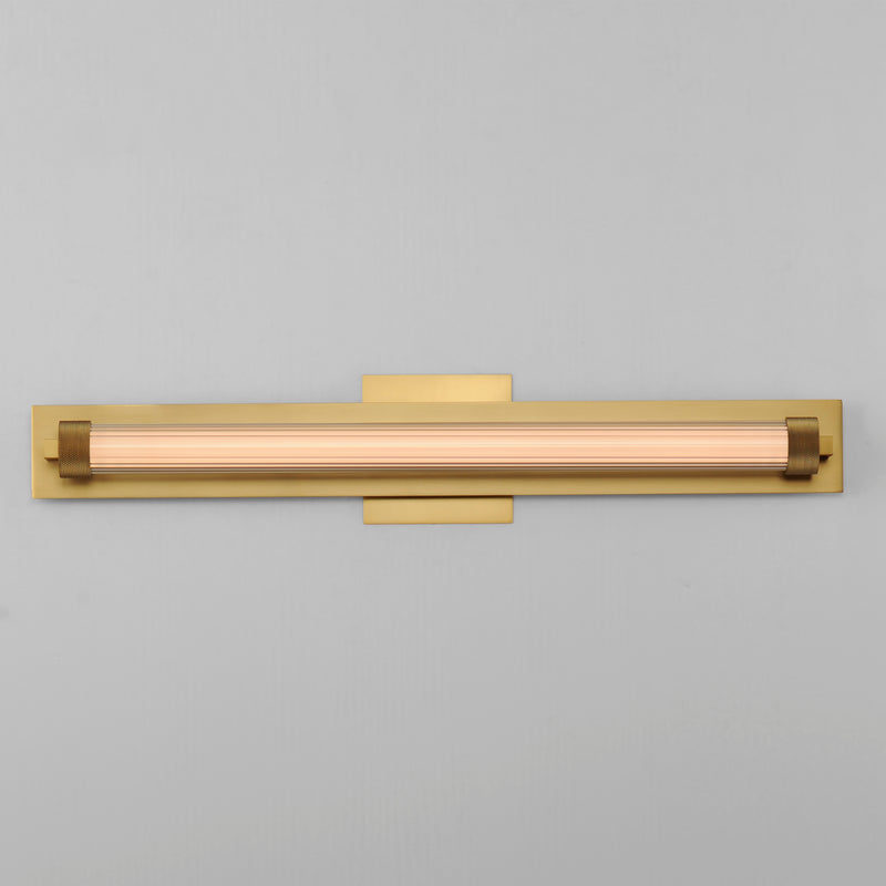 ET2 E23482-144NAB Doric 24" LED Bath Sconce | Natural Aged Brass