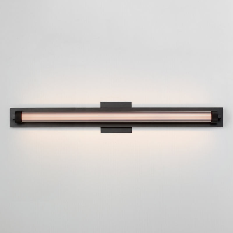 ET2 E23484-144BK Doric 30" LED Bath Sconce | Black