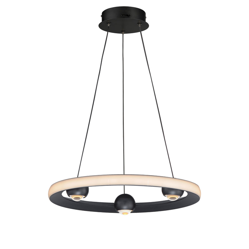 ET2 E23511-BK Nodes 18" LED Pendant CCT Select | Black