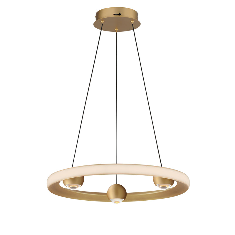 ET2 E23511-GLD Nodes 18" LED Pendant CCT Select | Gold
